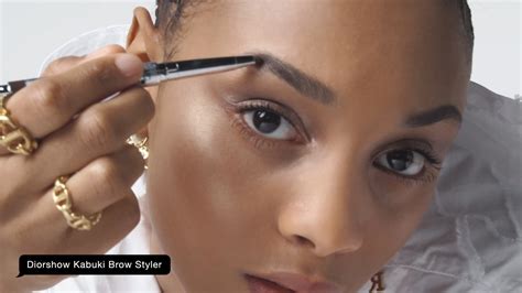 dior show brow styler 001|Dior diorshow kabuki brow styler.